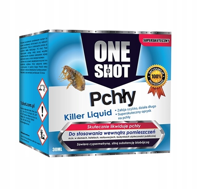One Shot tekutina proti blchám 0,4 kg 30 ml